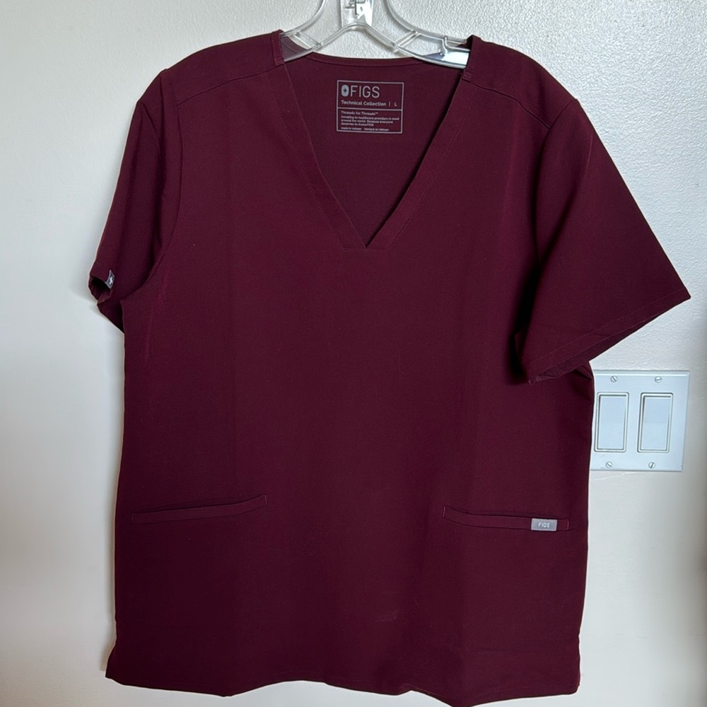 FIGS SCRUBS BURGUNDY Womens